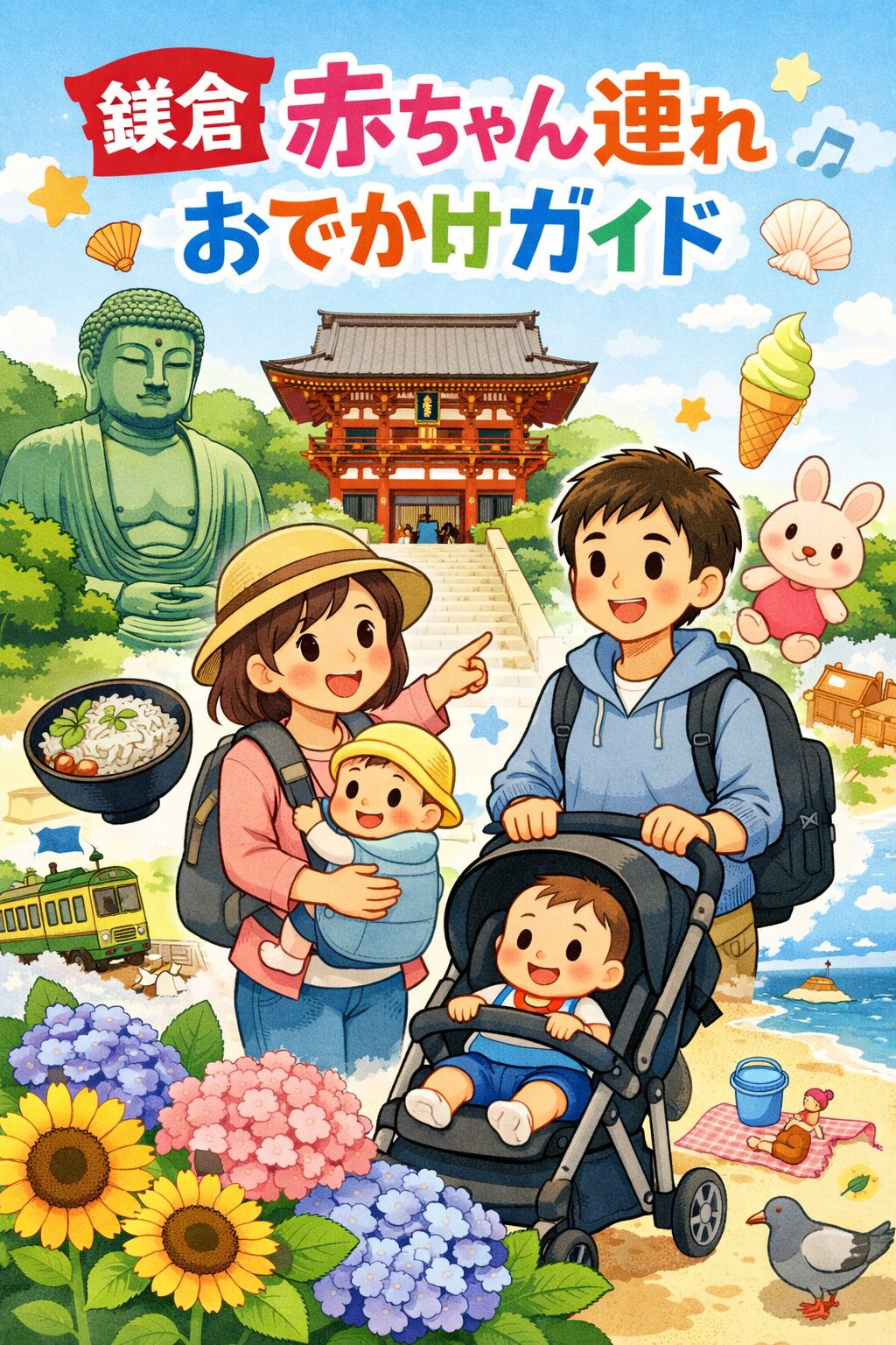 鎌倉 赤ちゃん連れおでかけガイド2026|0歳・1歳・2歳と楽しむスポット&モデルコース