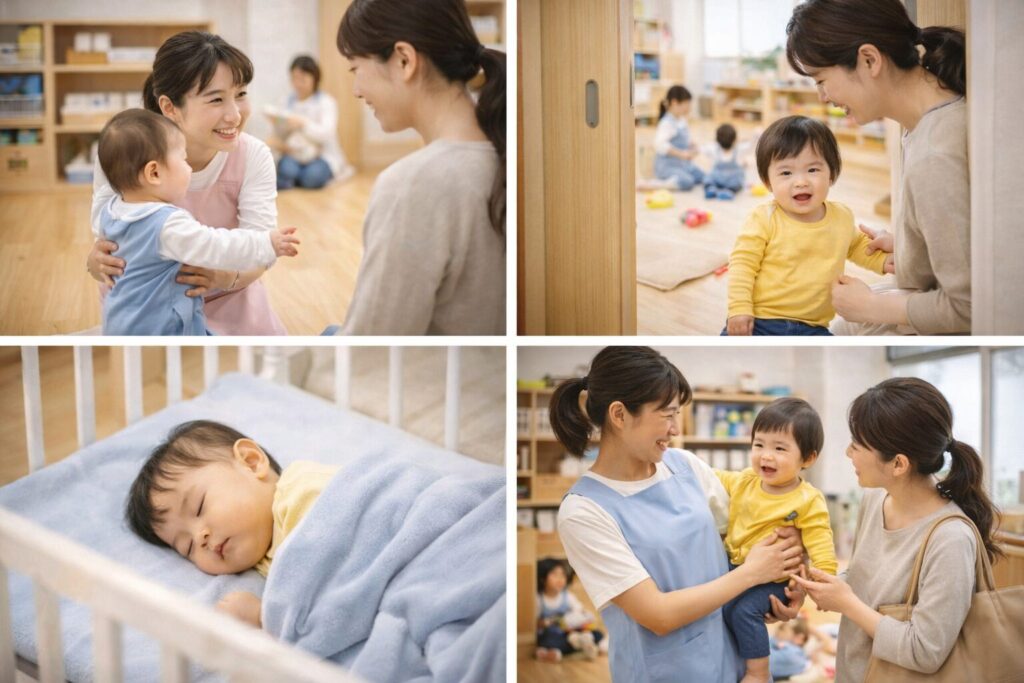 慣らし保育のスケジュールと乗り越え方｜0歳・1歳クラス別に徹底解説【2026年4月入園】