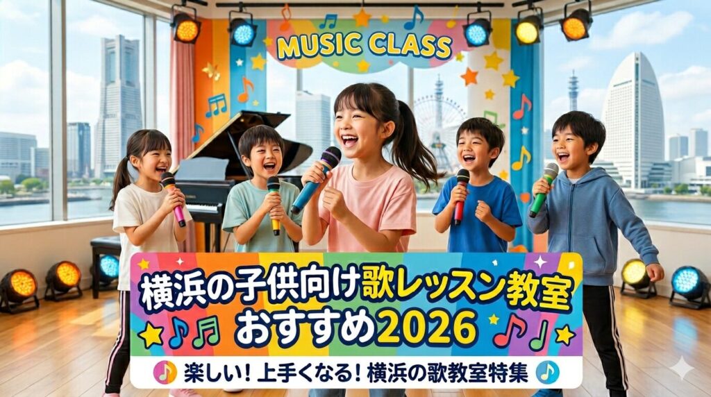 横浜で子供に歌を習わせるならどこ？おすすめ教室4選と料金比較【2026年】