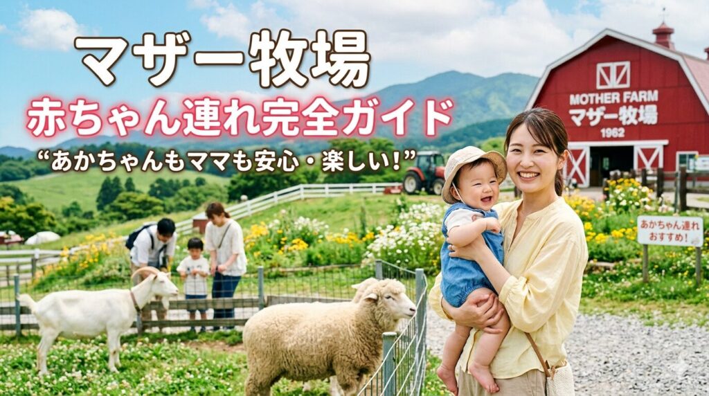 マザー牧場 赤ちゃん連れ完全ガイド2026｜0歳・1歳・2歳の回り方と授乳室・駐車場選び