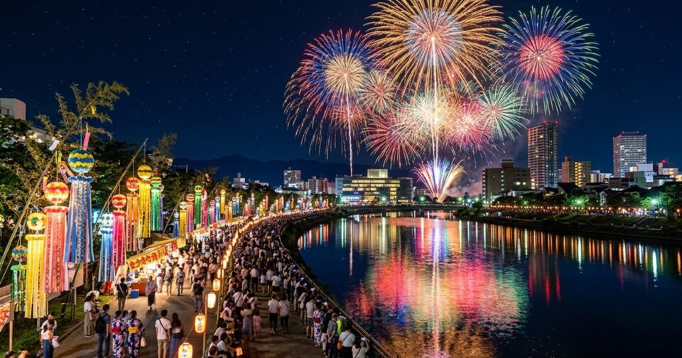 仙台七夕花火祭2026|開催日・有料席・駐車場【宮城】