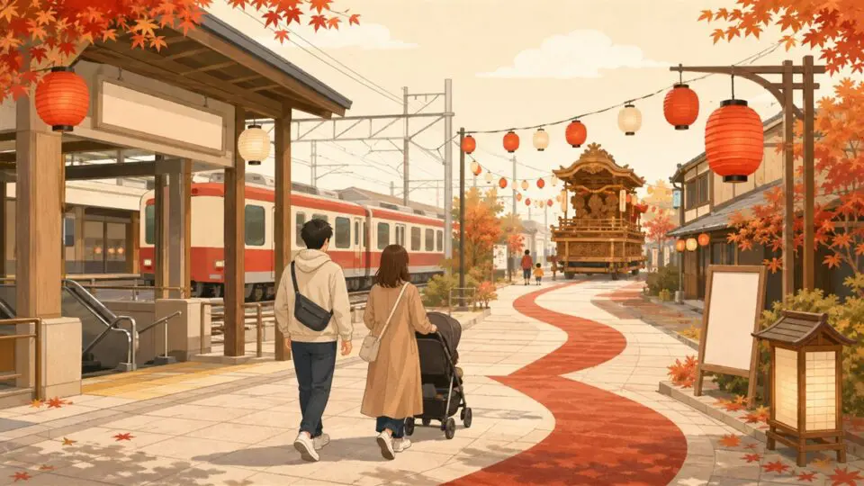 岸和田祭の子連れ移動プラン