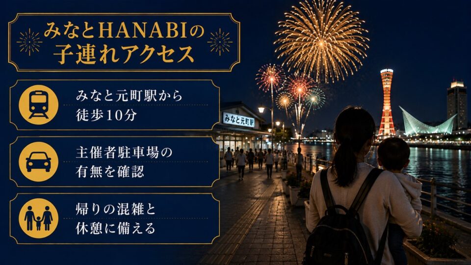 みなとHANABIの子連れアクセス