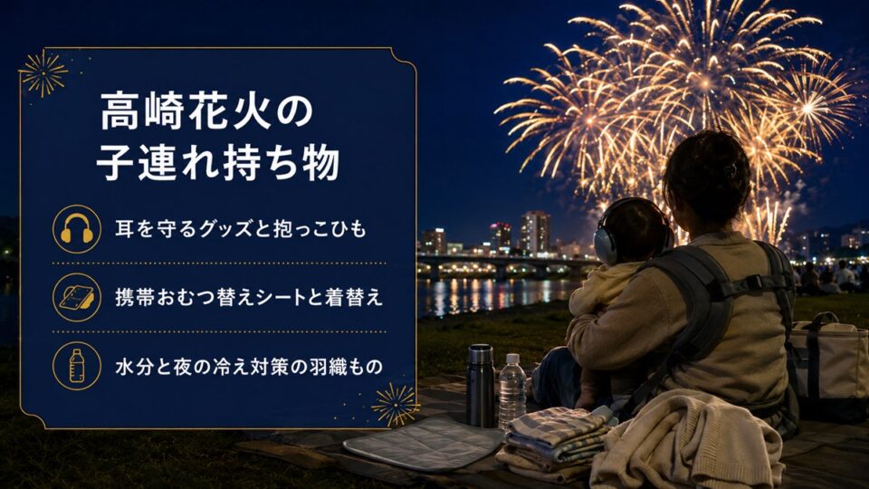 高崎花火の子連れ持ち物